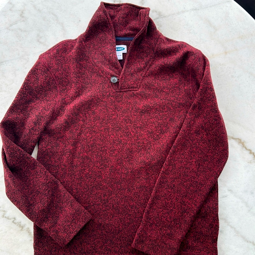 Cozy Red winter pullover by Old Navy- Boys XL